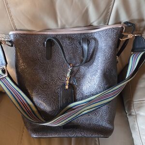Consuela Steely Sling Leather Tote